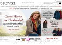 Chadwicks Discount Coupons