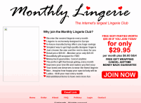 Monthly Lingerie Discount Coupons