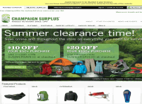 Champaign Surplus Discount Coupons