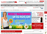 ClassicCloseouts Discount Coupons